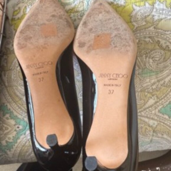 Black, Patent Leather JIMMY CHOO Pumps size EU 37 - Picture 1 of 4